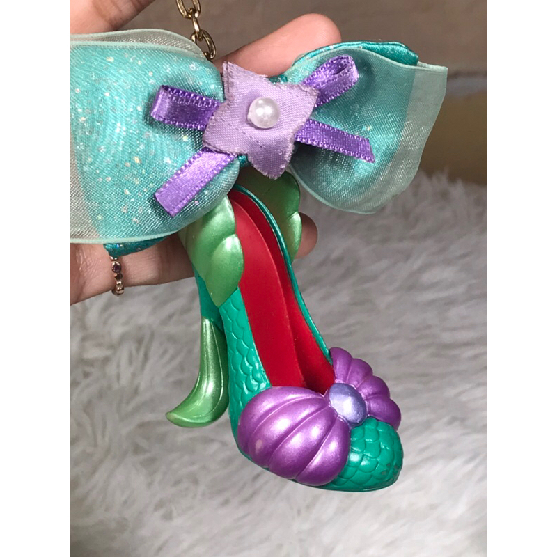 the-little-mermaid-tokyo-disney-resort-key-chain-princess-shoe-ariel-พวงกุญแจ-รองเท้ส-เจ้าหญิง-แอเรียล