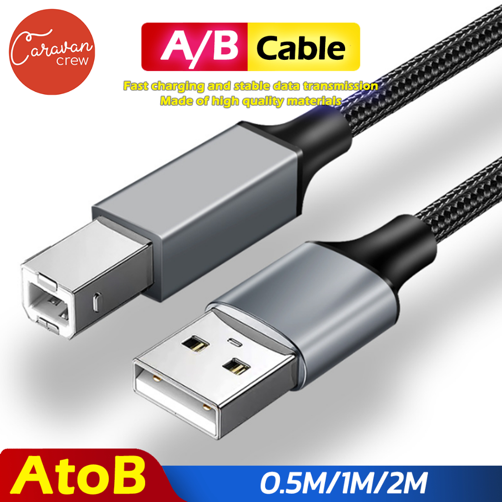 Caravan Crew สายปริ้นเตอร์ สแกนเนอร์ USB Printer cable Type A to Type B ...