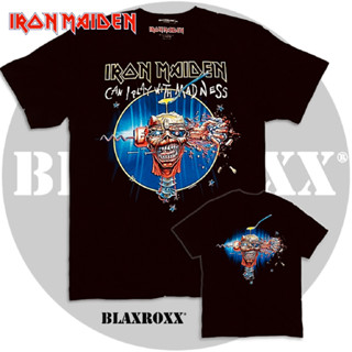 Blaxroxx เสื้อวง ลิขสิทธิ์แท้ Iron Maiden® (IRM003) สกรีนลายคมชัด ไม่หลุดลอก