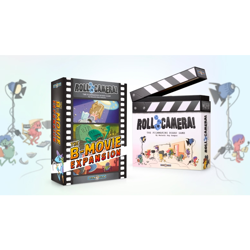 ของแท้-roll-camera-the-filmmaking-clapper-box-roll-camera-the-b-movie-expansion-board-game