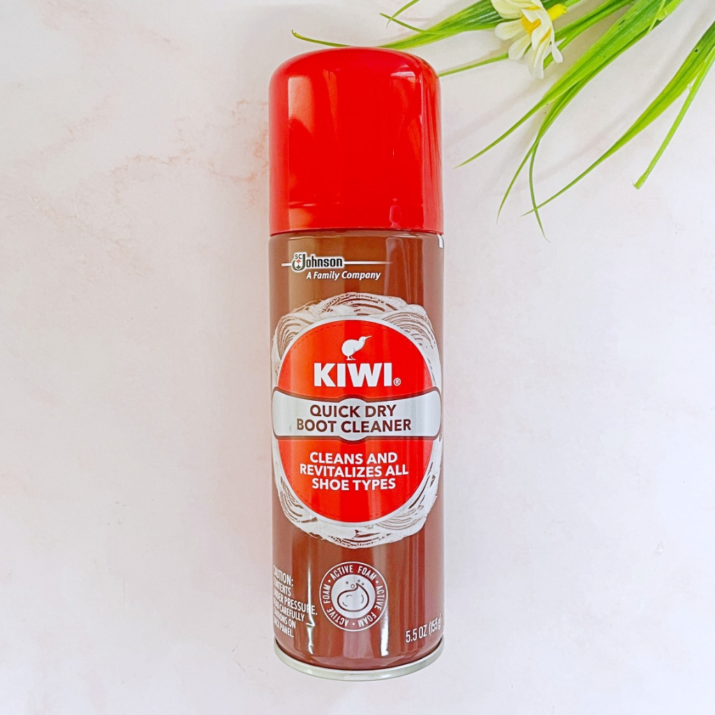 [KIWI®] Quick Dry Sneaker or Boot Cleaner Foam 5.5 OZ. กีวี สเปรย์โฟมทำความสะอาดรองเท้า โฟมขัด