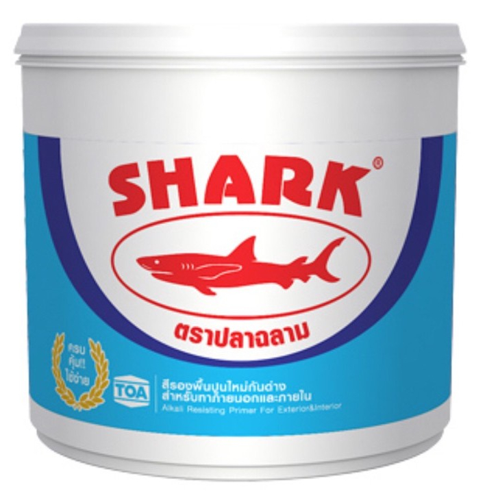 toa-shark-สีรองพื้นปูนใหม่กันด่าง-ตราปลาฉลาม-ขนาด3-5ลิตร-รหัส11-9507-จำกัดออเดอร์ละไม่เกิน4แกลลอน