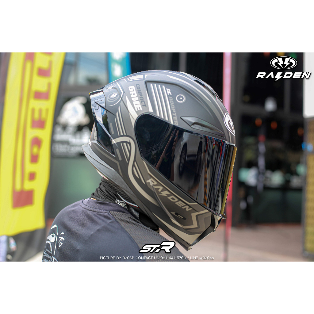 หมวกกันน็อค Raiden STR | 10 ลายใหม่ ส่งไว!!! #320SP | Shopee Thailand