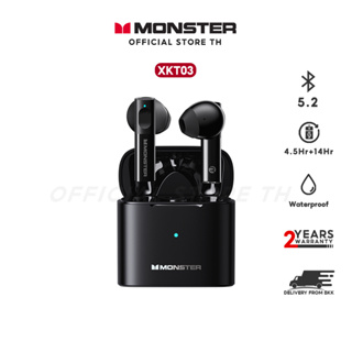 ภาพขนาดย่อสินค้าMonster XKT03 Wireless Bluetooth Earphone Headset Earbuds TWS
