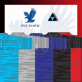 เสื้อโปโลชาย  FLY HAWK FLYHAWK รุ่น A386  ของแท้ 100%