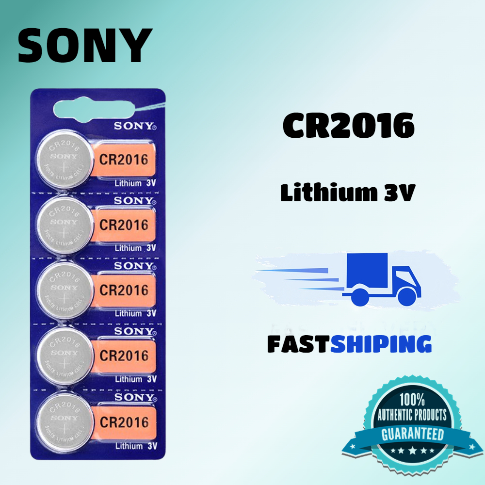 แท้-100-ขายยกแพ็ค-5-ก้อน-sony-cr2016-cr2025-cr2032