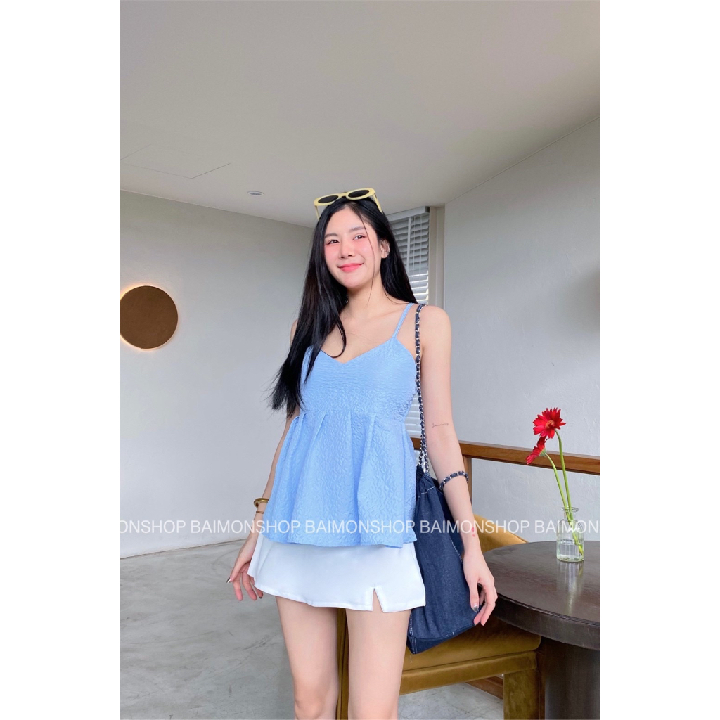 crop-shop-เสื้อกล้ามสายเดี่ยวปลายบานแซ่บ-เซ็กซี่มากจ้า-น่ารักสุดๆ-สายเที่ยว-สายปาร์ตี้หรือสายเดินซิว-ก็ดีเวอร์-ปังสุดๆ