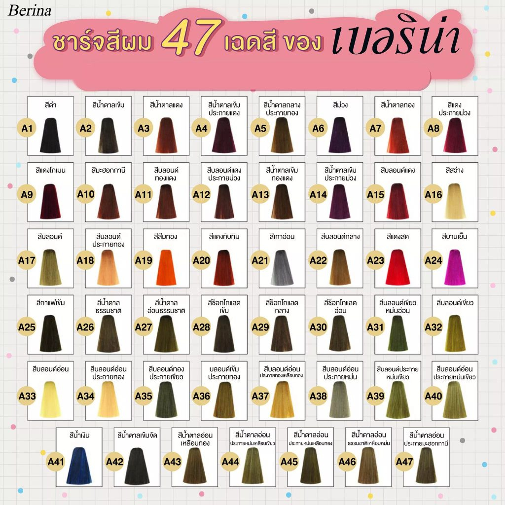 berina-hair-color-สีย้อมผมเบอริน่า