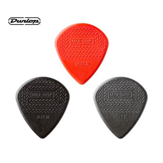 ปิ๊ก Jim Dunlop รุ่น471RMax-Grip Jazz III Guitar Pick