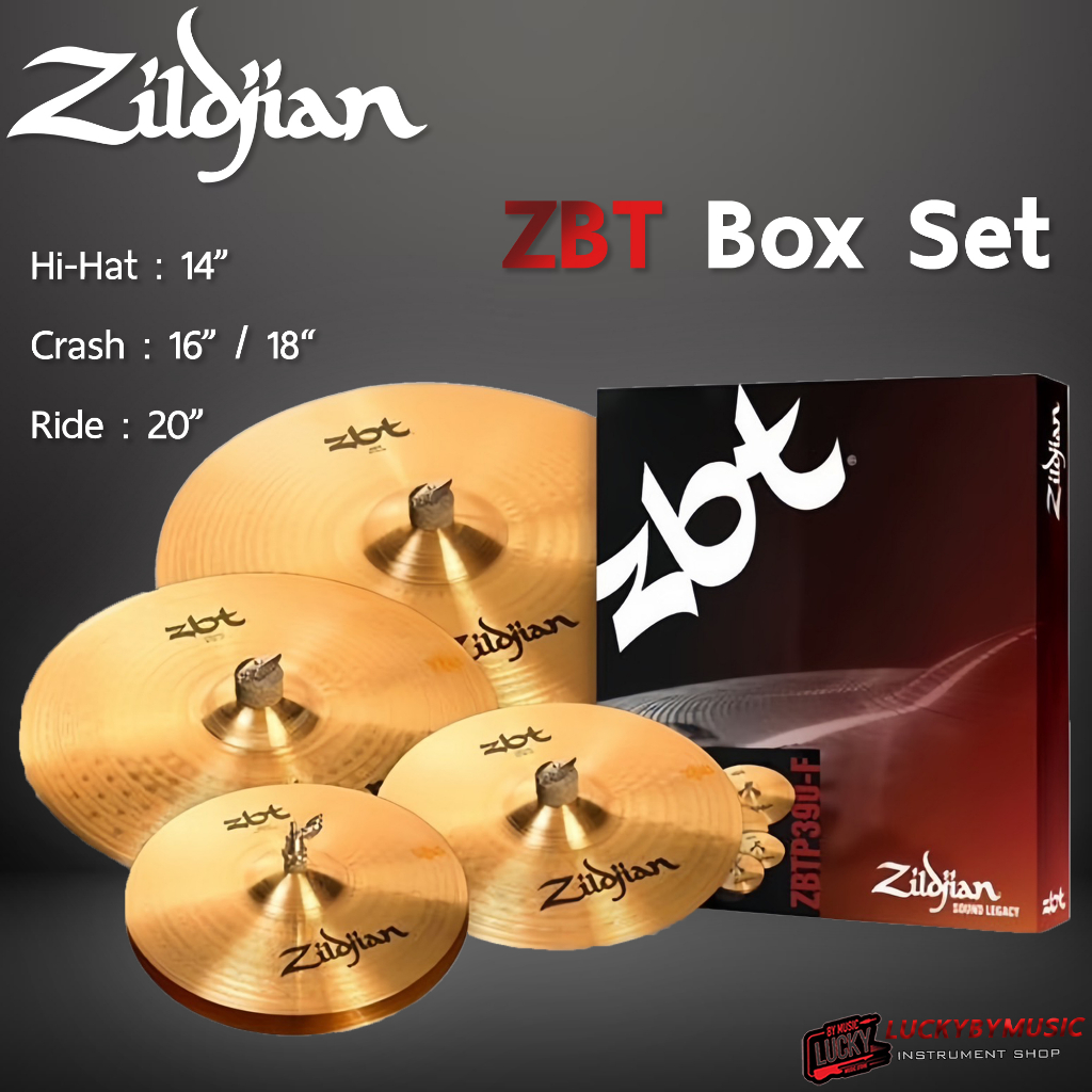 ฉาบกลองชุด-zildjian-zbtp390-a-pro-box-set-14-hihats-16-crash-20-ride-พิเศษ18-crash-made-in-usa