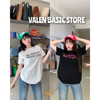 VALEN BASIC STORE 🤍🖤 เสื้อยืดสกรีนอักษร Master piece