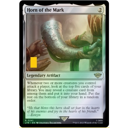 [MTG][Single][LTR] Horn of the Mark ระดับ Rare [ภาษาอังกฤษ] | Shopee ...