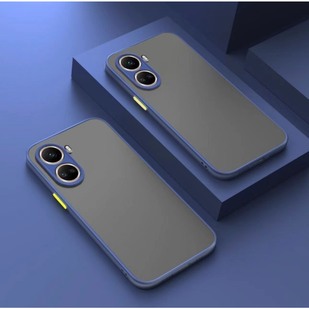 รุ่นใหม่-case-realme-c55-กันรอยกล้อง-เรียวมี่-เคสกันกระแทก-ปุ่มสีผิวด้าน-ขอบนิ่มหลังขุ่น-ct-98shop