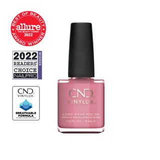 CND VINYLUX สีทาเล็บกึ่งเจล สี Rose Bud 0.5 oz. (15 ml.) นำเข้าจากอเมริกา