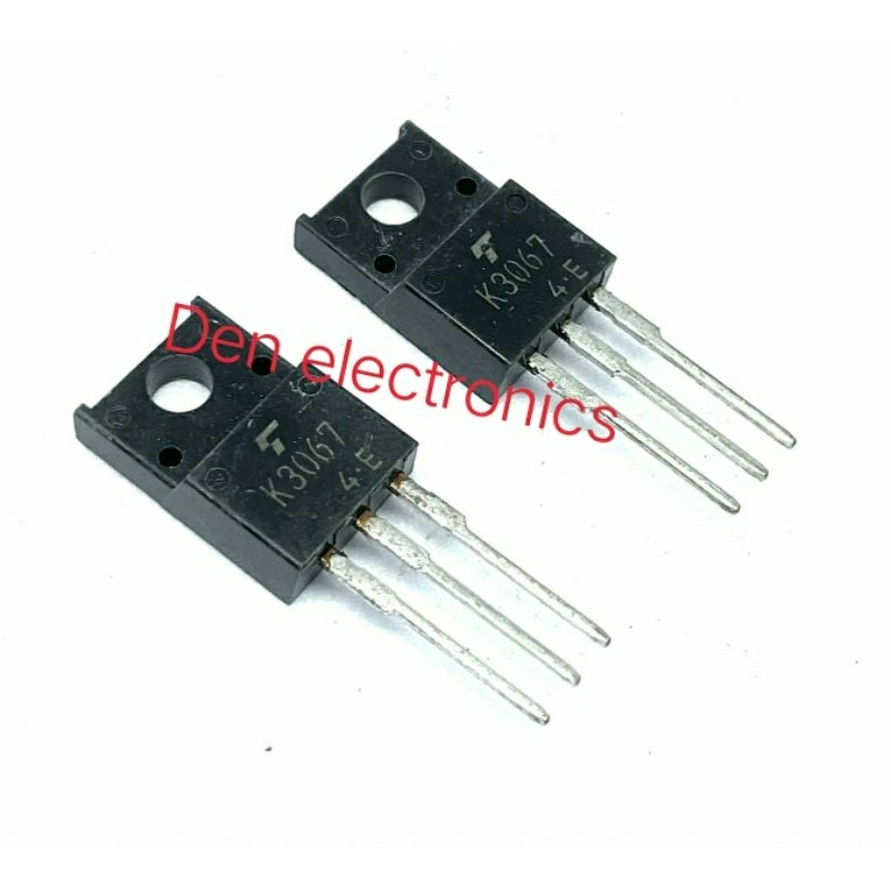 K3067 TO220 2A 600V MOSFET NFet มอสเฟต ทรานซิสเตอร์ สินค้าพร้อมส่ง