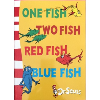 New Dr. Seuss One Fish Two Fish Red Fish Blue Fish Blue Back Book Paperback 9780007158560