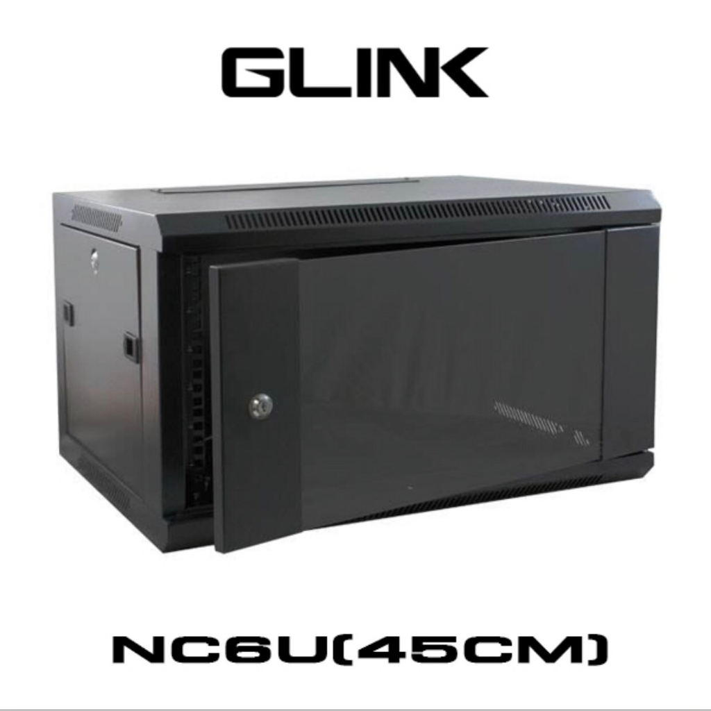 glink-rack-ตู้แรค-มาตราฐานสากล-ผลิตจากวัสดุพรีเมี่ยม-รุ่น-nc6u-45-45cm-สีดำ