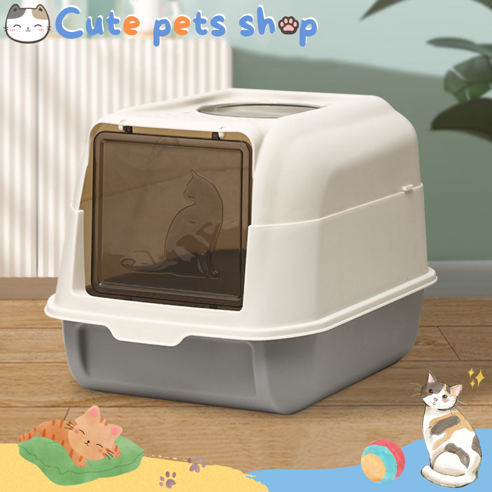 กระบะทรายแมว-ห้องน้ำแมวใหญ่-กระบะทรายแมวโต-กะบะทรายแมว-cat-dog-litter-boxes-ห้องน้ำแมวโดม-ห้องน้ำแมวพกพา-ห้องน้ำแมว