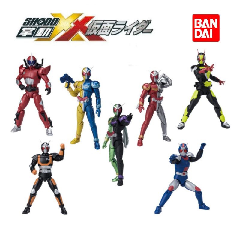 Shodo XX Double Cross Kamen Rider 2 Action Figure Bandai Robo Rider ...