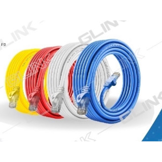 Glink Cable UTP CAT6 (LAN) 2M White - GLINK06  White ขนาด 3M