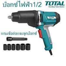 TOTAL บล็อกไฟฟ้า รุ่น TIW-10101 เครื่องยิงลูกบล็อก 1/2นิ้ว (4หุน) 1050W  แถม!ลูกบล็อก ข้อต่อ กล่องแข็ง บล๊อกชุด TIW10101