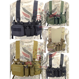 M4 Chest Rig สายโยงบ่า  ● คุณสมบัติ : 1. ผลิตจากผ้า 500D 2. ติดตั้งง่าย สวมใส่ง่าย เบาสบาย ไม่ร้อน