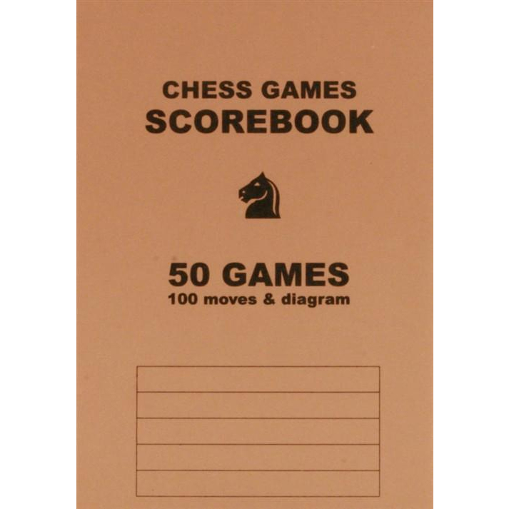 [Super_Chess] สมุดบันทึกเกมหมากรุกสากล(ปกอ่อน) Softcover Quality Scorebook Shopee Thailand