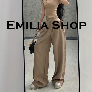 EMILIA SHOP  กางเกงขายาว กางเกงเอวสูง ผู้หญิงสไตล์เกาหลี เสื้อผ้าแฟชั่นผู้หญิง y2k 2023 ใหม่  ทันสมัย คุณภาพสูง ทันสมัย Unique A23L0PB 36Z230909
