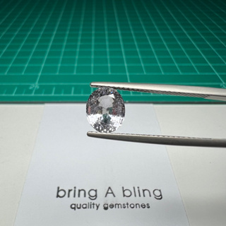 พลอย สปิเนล พม่า (Burma spinel) น้ำหนัก 2.25 ct (8.1x7x4.8mm) พลอยสวย ค่อนข้างสะอาด ไฟดี