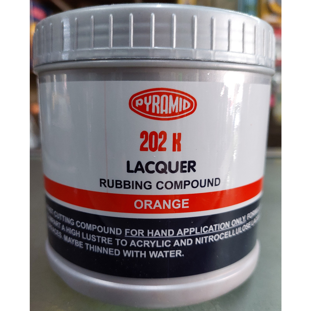 ยาขัดหยาบ ยาขัดละเอียด (Lacquer Rubbing Compound ) PYRAMID 202K ขนาด