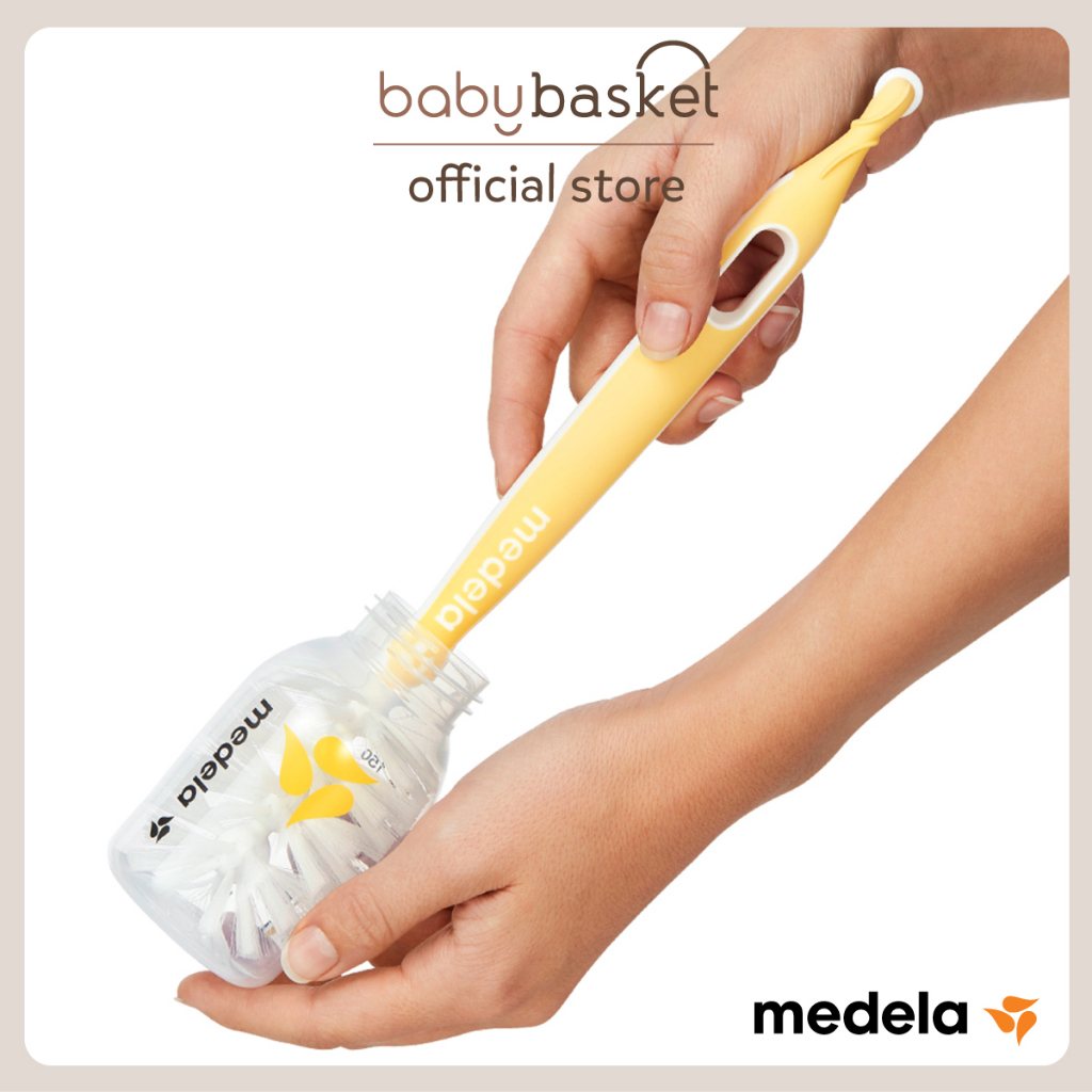 แปรงล้างขวดนม-medela-quick-clean-ทำให้ขวดนมไม่ว่าจะขวดแก้วหรือขวดพลาสติกก็ไม่เป็นรอย