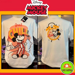 เสื้อDisney ลาย Mickey mouse สีขาว ( MKX-059 )