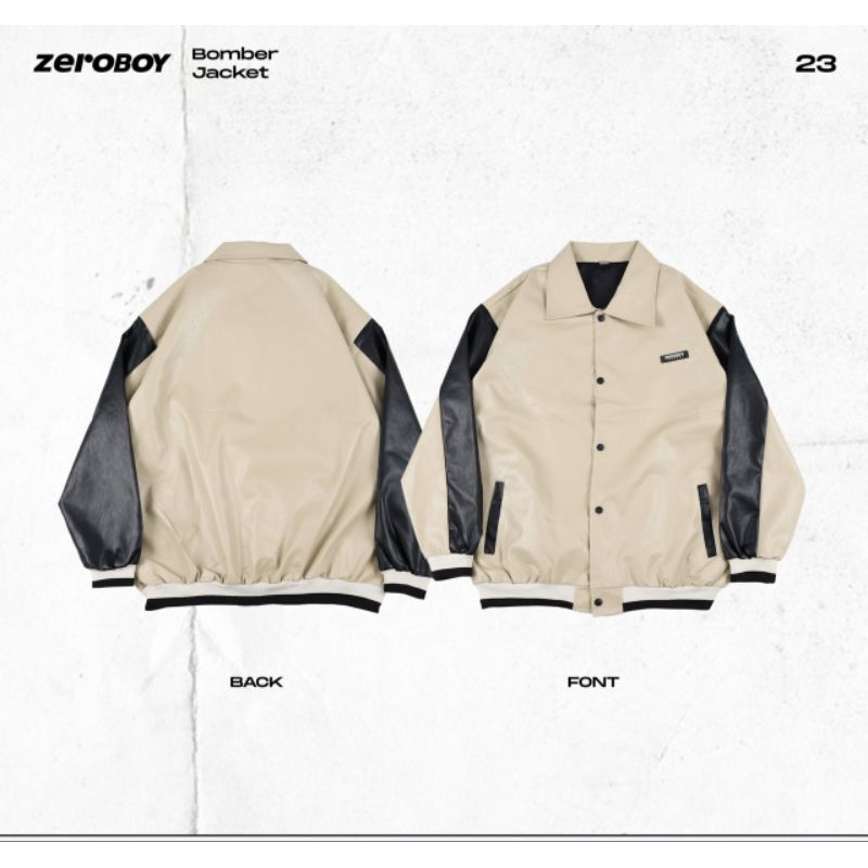 zeroboy-bomber-jacket-แจ็คเก็ตหนัง