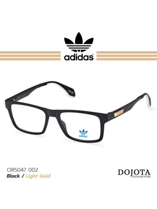 กรอบแว่นตา Adidas Originals รุ่น OR5047 002 ทรงเหลี่ยมสไตล์ sport แบรนด์ลิขสิทธิ์แท้