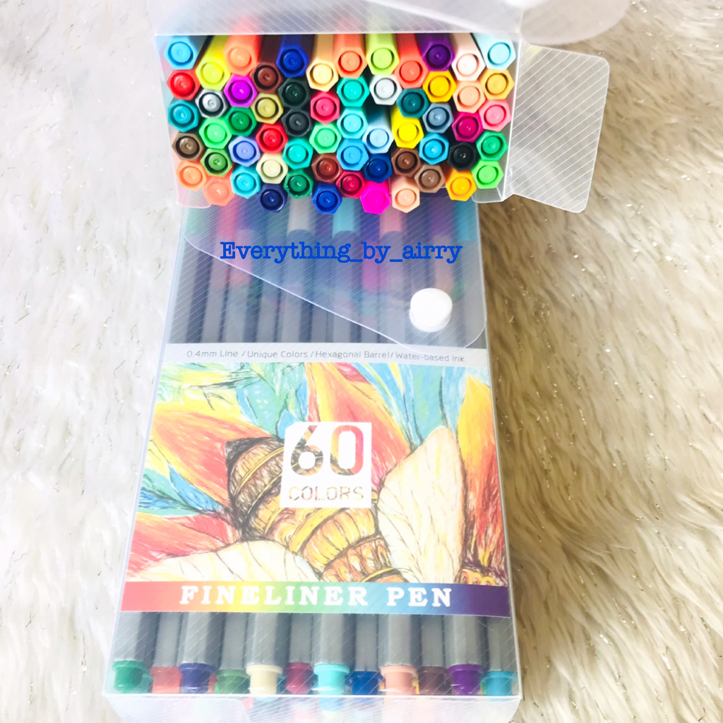 ปากกา-fineliner-color-pen-0-4mm-กล่อง-60-สี