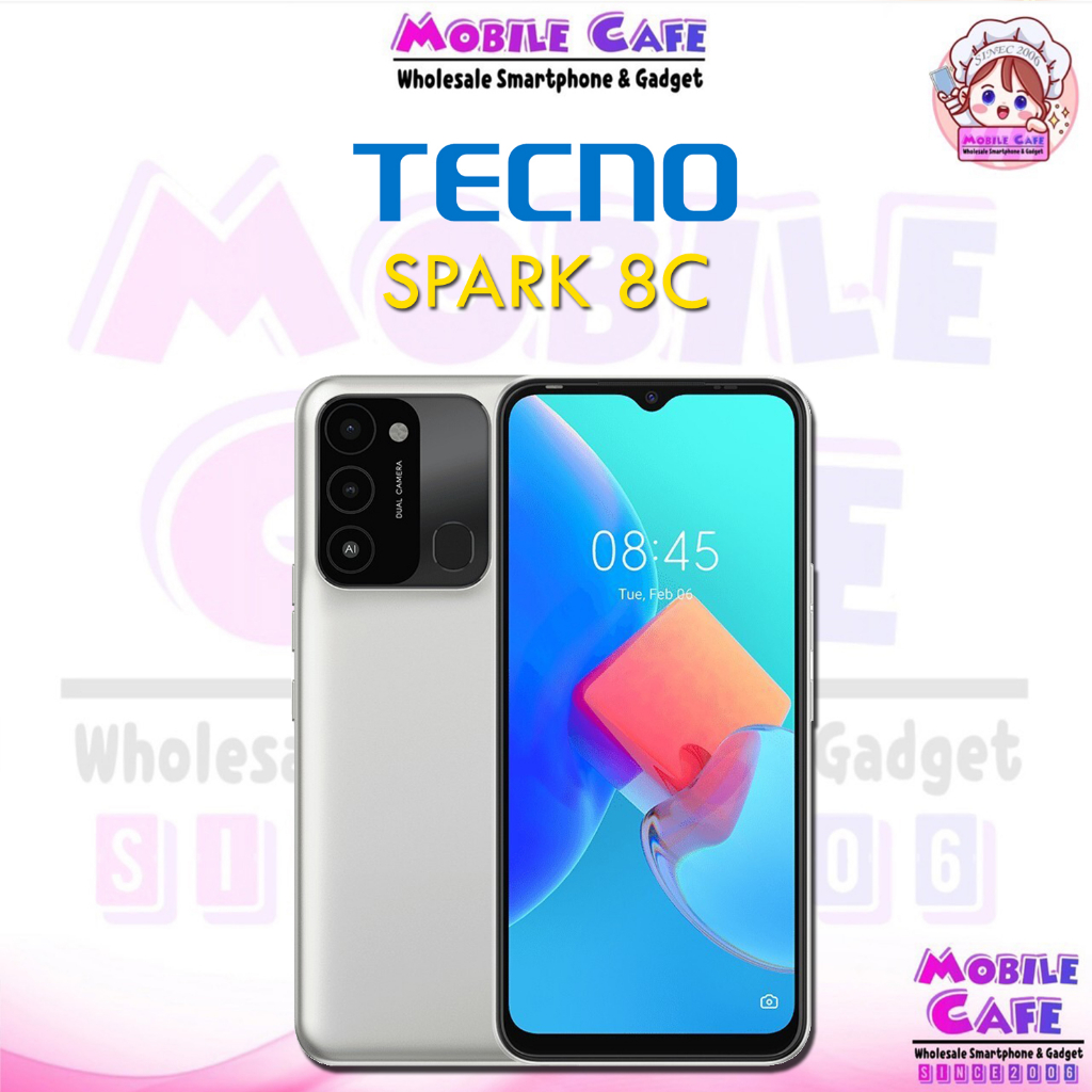 [New] TECNO Spark 8C จอแสดงผล IPS-LCD 24-bit (16 ล้านสี) RAM 4GB, ROM ...