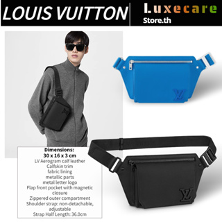 หลุยส์ วิตตอง👜Louis Vuitton TAKEOFF Men/Shoulder Bag กระเป๋าคาดเอว/คาดอก/กระเป๋าหลุยวิตตอง