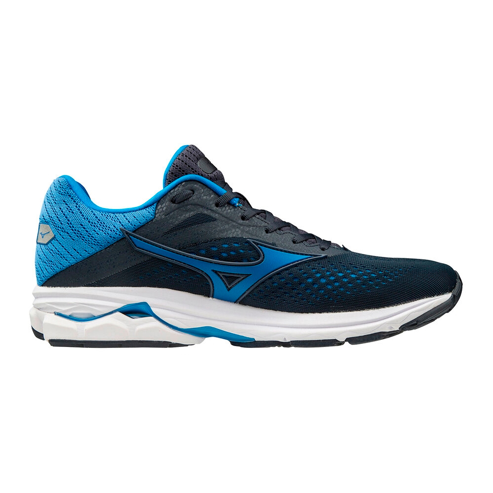 mizuno-รองเท้าวิ่งผู้ชาย-wave-rider-23-2e-wide-navy-blazer-skydiver-white-j1gc190428