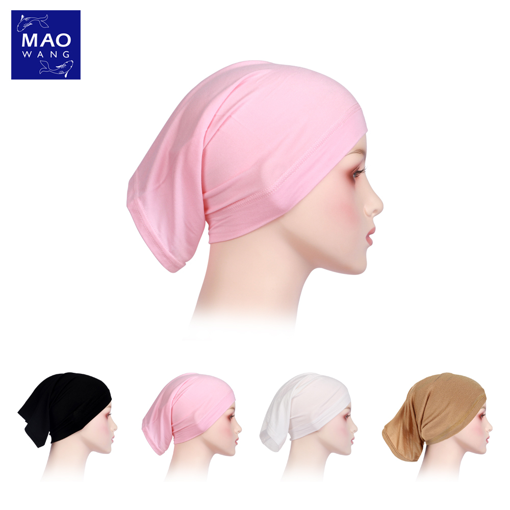 MAO อินเนอร์คลุมผม ยืดตามหัว ใส่สบาย ขนาดฟรีไซส์ innercap อินเนอร์ฮิญาบ ...