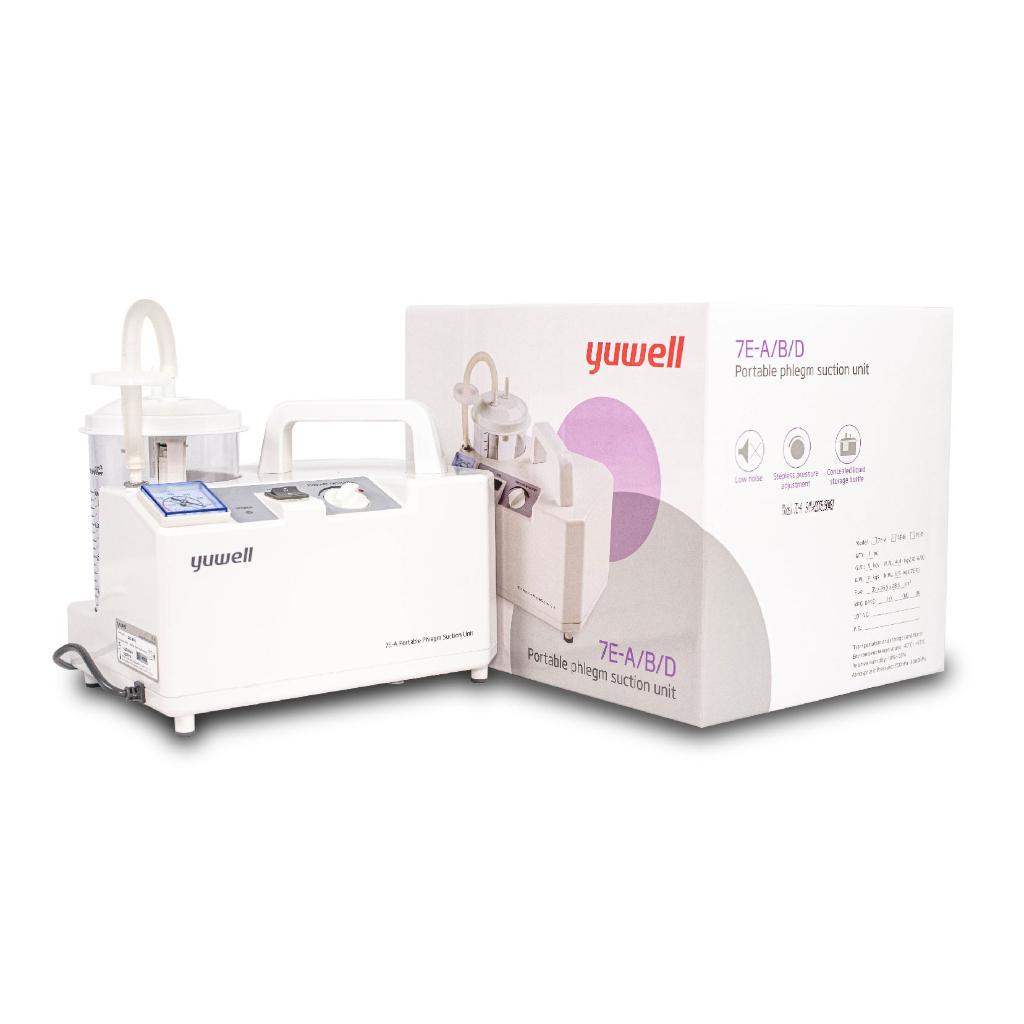 เครื่องดูดเสมหะไฟฟ้าพกพา-yuwell-รุ่น-7e-a-ของแท้-สินค้าขายดี-ส่งเร็ว-ราคาถูก-by-bns