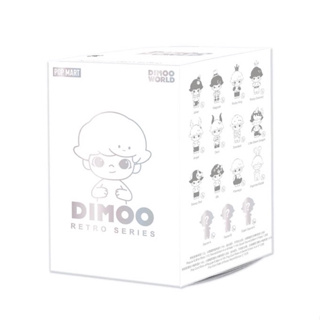 กล่องสุ่มพร้อมส่ง 🤍🖤 Dimoo Retro Series Blind Box : Pop Mart