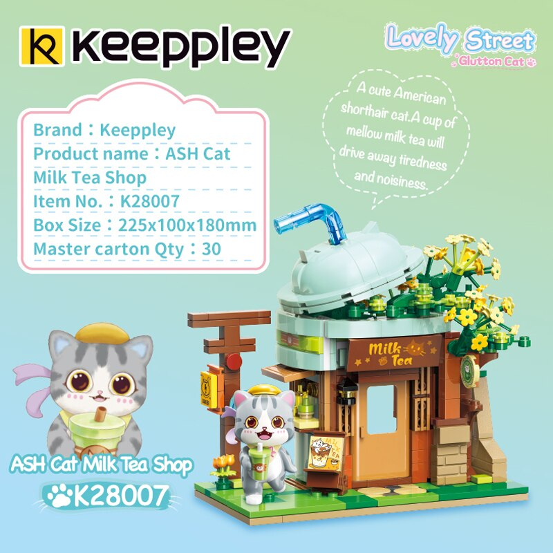 ชุดตัวต่อ Keeppley x Lovely Street Series Building Blocks Set | Shopee ...