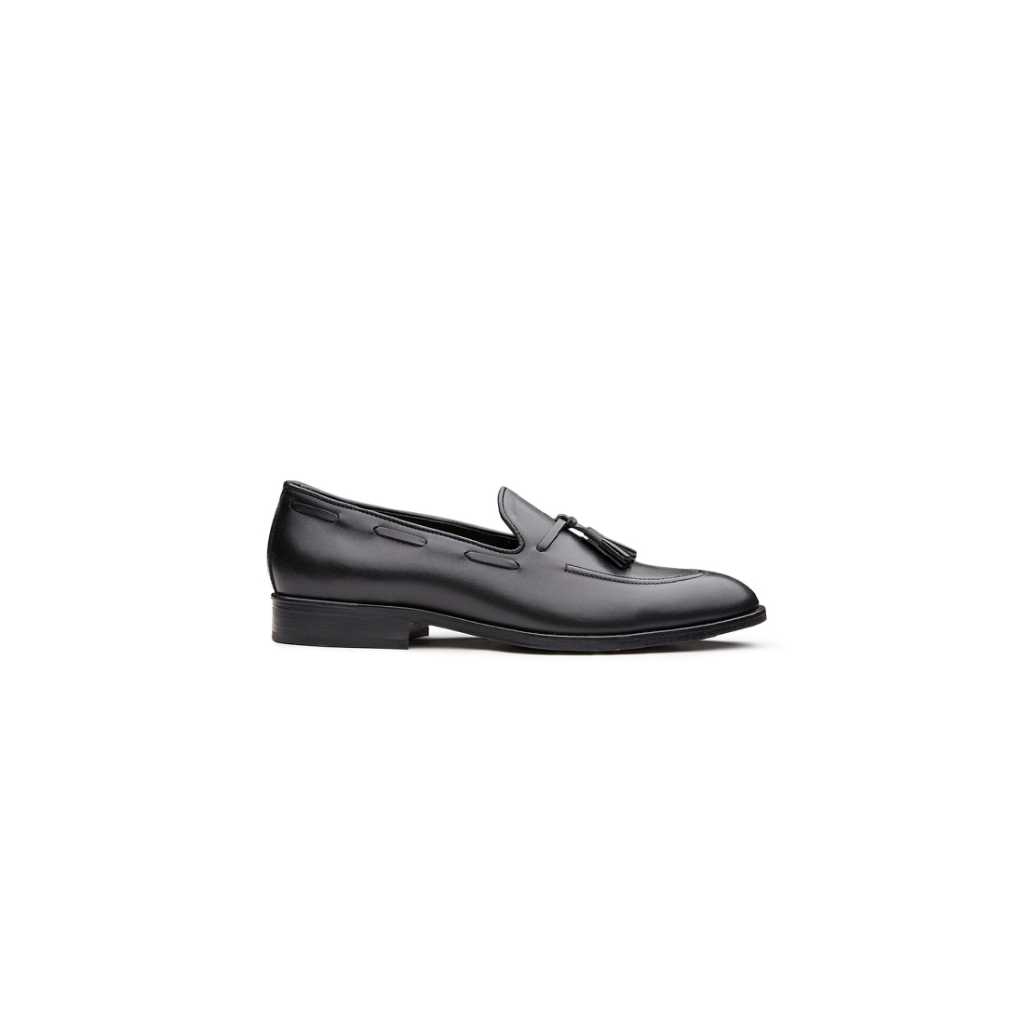 dapper-รองเท้าหนัง-แบบสวม-tassel-leather-loafers-สีดำ-hbkb1-657lt3