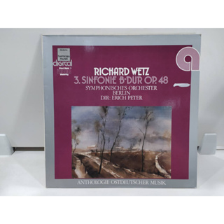 1LP Vinyl Records แผ่นเสียงไวนิล RICHARD WETZ 3. SINFONIE B-DUR OP. 48  (E10C37)