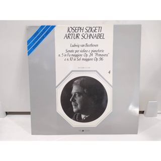 1LP Vinyl Records แผ่นเสียงไวนิล  JOSEPH SZIGETI ARTUR SCHNABEL   (E10C46)