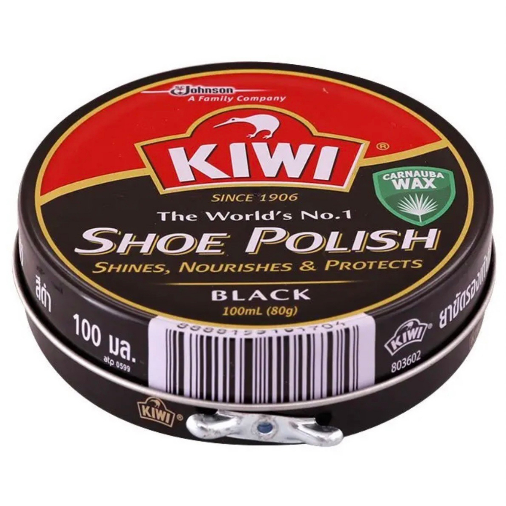 กีวี-ขี้ผึ้งขัดรองเท้า-สีดำ-kiwi-shoe-polish-black-100ml