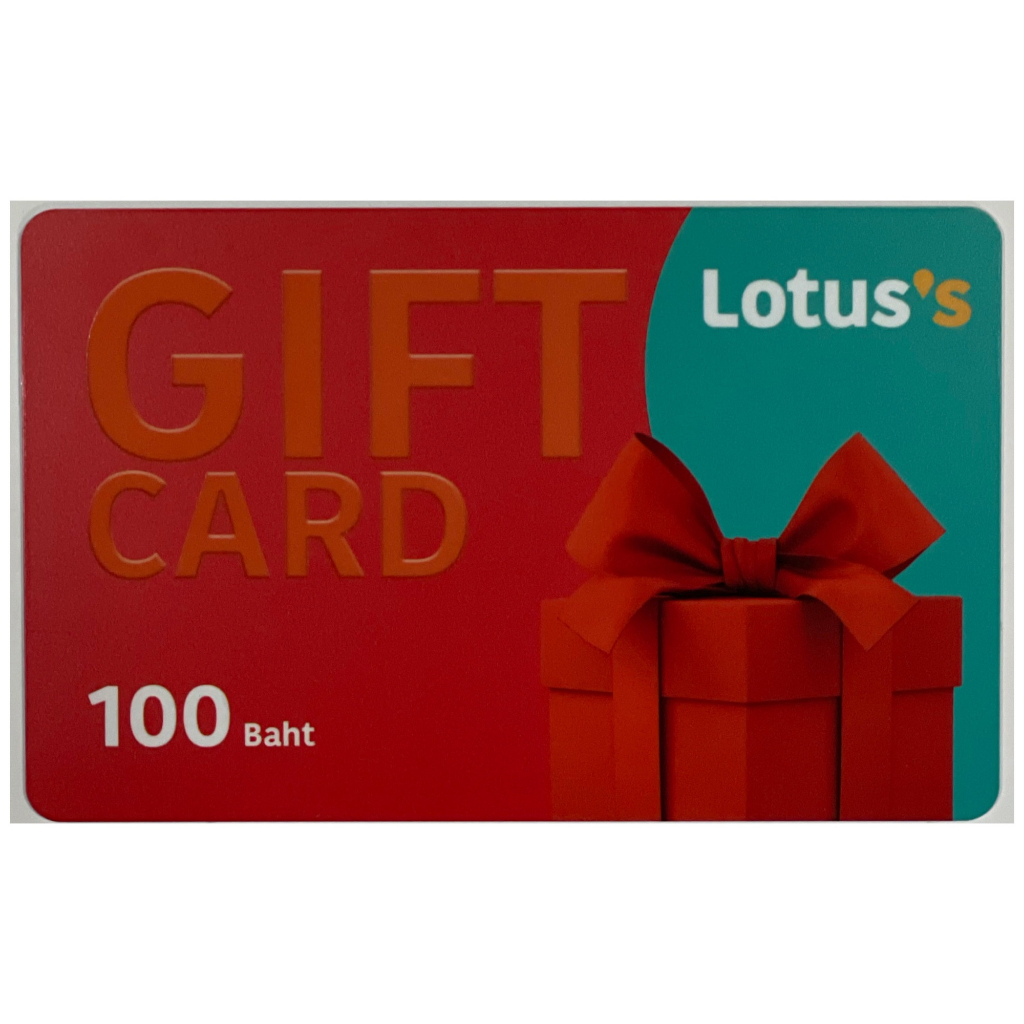 สำหรับแจกลูกค้า-บัตรเงินสดโลตัส-gift-card-tesco-lotus-มูลค่า100บาท-บัตรกำนัล-ไม่มีวันหมดอายุ-ราคาหน้าบัตร100