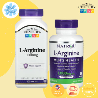 ✨พร้อมส่ง 21st Century L-Arginine 1,000 mg 100 Tablets l arginine แอลอาร์จินีน larginine แอลอาจินีน