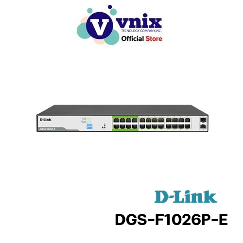 DGS-F1026P-E Dlink สวิตซ์ 250M 24 Port Unmanaged Fast Ethernet PoE ...