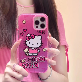 🎁ส่งของขวัญ🎁เคสไอโฟน 11 13 12 Pro Max hello kitty เคส for ไอโฟน14 pro max soft case Iphone